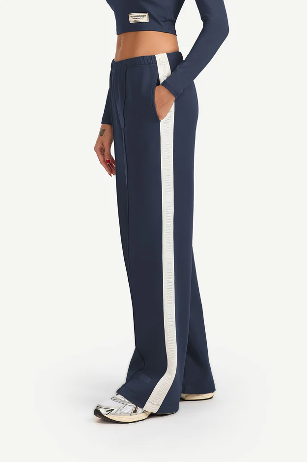 Regular Fit Striped Track Pant
