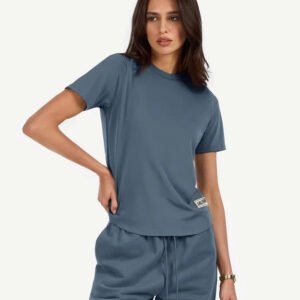Regular Fit Curved Hem T-Shirt